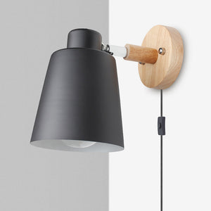 Fasta Nordic Wall Lamp - Black - Plug-In
