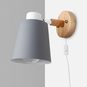 Fasta Nordic Wall Lamp - Grey - Plug-In
