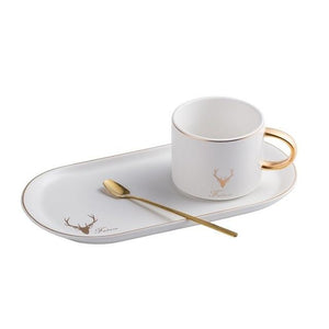 Klasse Tea Cup Set - White